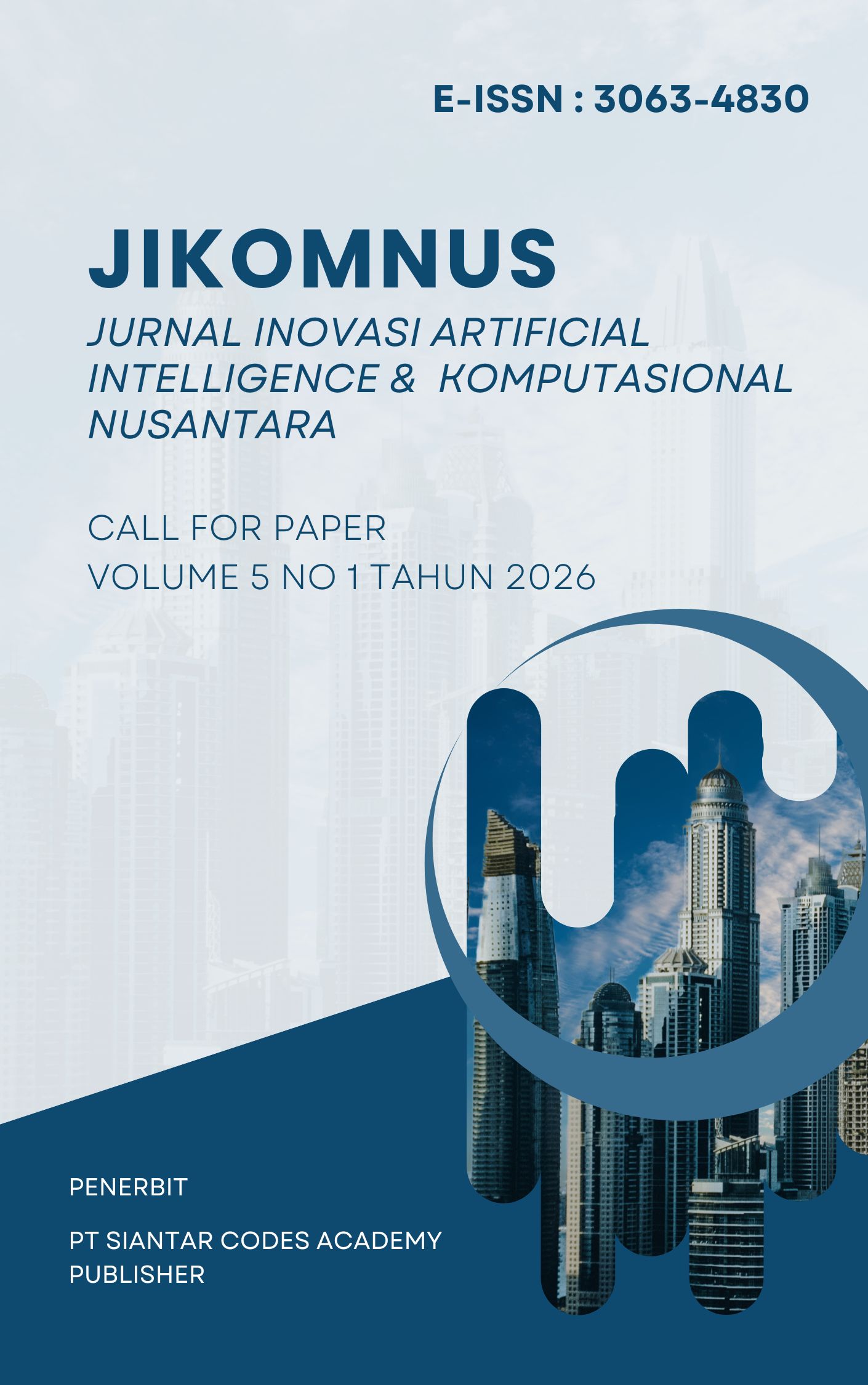 					View Vol. 5 No. 1 (2026): Volume 5 No 1 Tahun 2026
				
